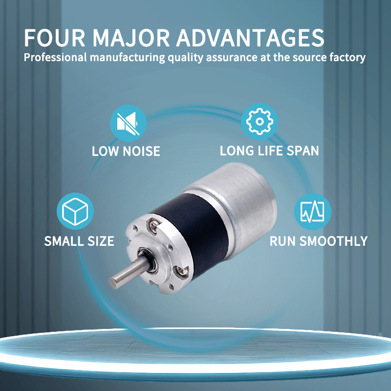 12v 24v GMP22-TEC2418 High Torque Low Noise Motor for Cleaner, 22mm Planetary Gearbox Plus 24mm Brushless Motor