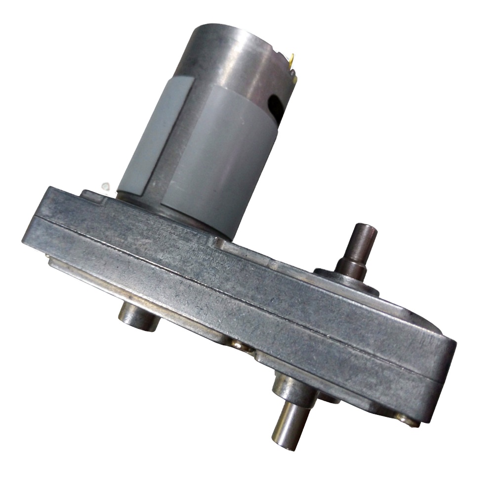 100rpm Low Speed L-shape Dc Motor with Eccentric Out Shaft Gearbox