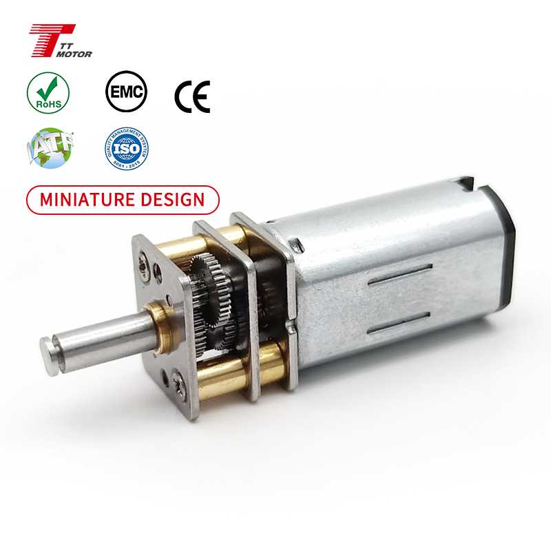 N20 Micro Motor 5v 6v 12v 24v Low Rpm Custom Shaft Gearbox Encoder Mini Dc Gear Motor