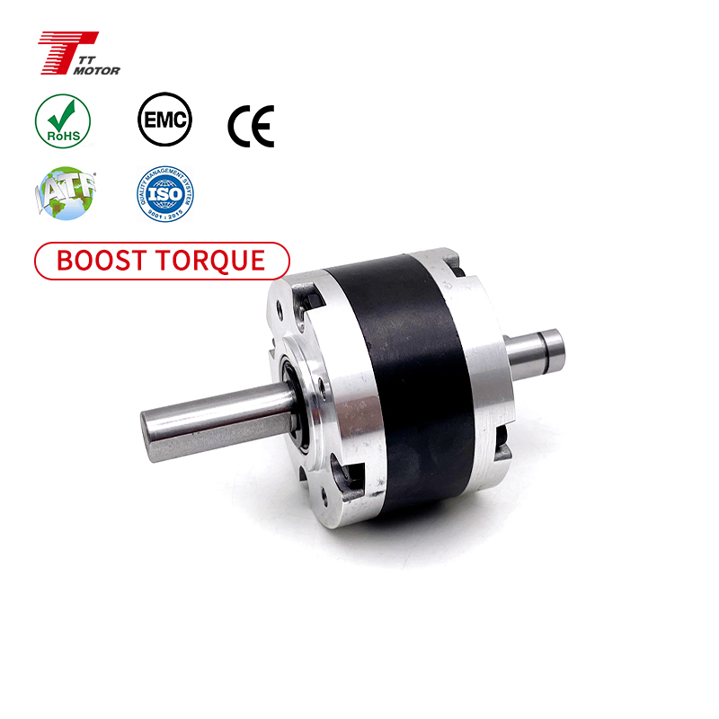 GMP42 TT Motor Dual Axle DC 24 Volt 30 Kg.cm Low Speed Planetary Reduction Box Mental Shaft for Recreational Vehicle