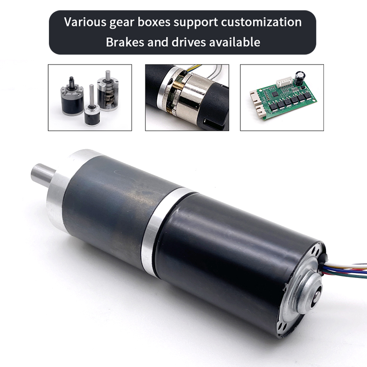 Permanent Magnet Brushless Motor 30W 50W Dc 24v 12v Motor 42mm for Mini Lathe Machine