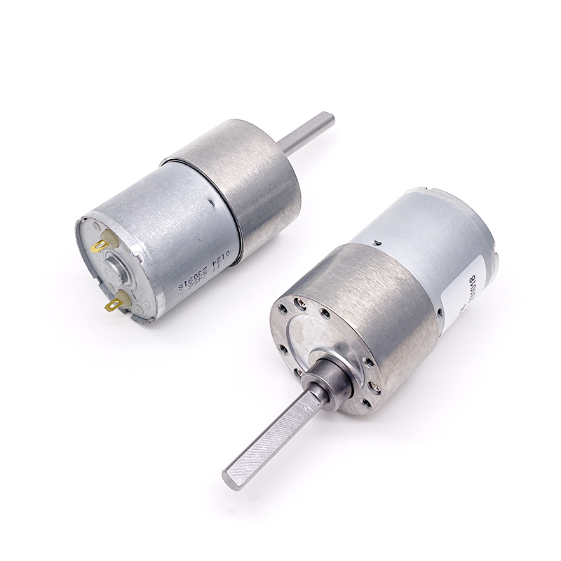Small Electric Motor 37mm Gearbox  24v Dc Electric Motor 12v Dc 7rpm 700 Rpm Motor with Reduction Gearbox