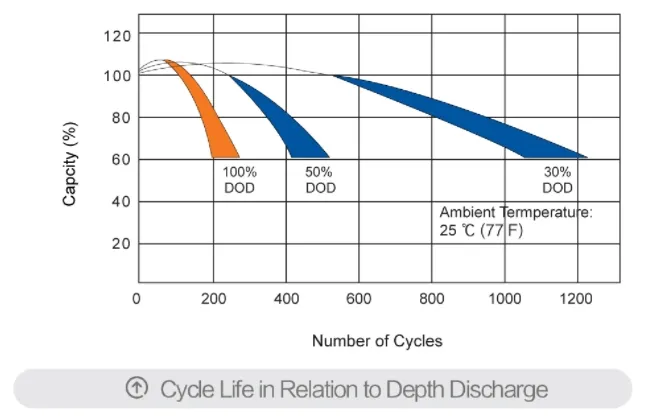 Ciclo de vida en relación con descarga de profundidad