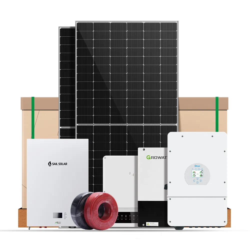 Sail Solar Híbrido Almacenamiento de Energía Solar con Batería de Hierro Litio para el Hogar