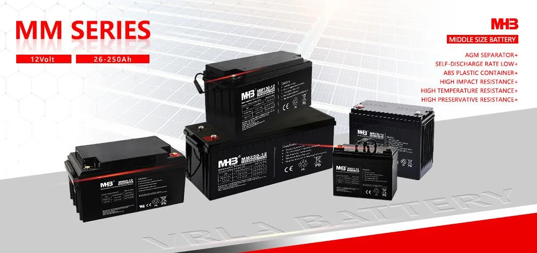 Batería de Gel de Ciclo Profundo 12V 100ah para Inversor y Sistemas Solares