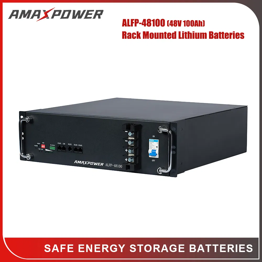 Batería de Almacenamiento de Energía de Ciclo Profundo Montada en Rack 51.2V 10/15/20/30/5kwh Recargable LiFePO4 12V 24V 48V Ion de Litio 100ah 200ah 300ah Batería de Almacenamiento de Sistema Solar