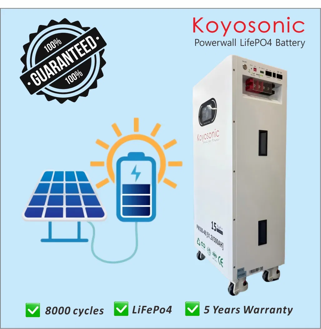 15kwh 20kwh LiFePO4 Batería de Litio para Sistema de Almacenamiento de Energía Solar Residencial