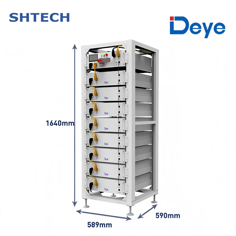 Deye 200ah 38.4V 7.68kwh High-Voltage Stacked Lithium Battery with CE Energy Storage for Solar Panel System