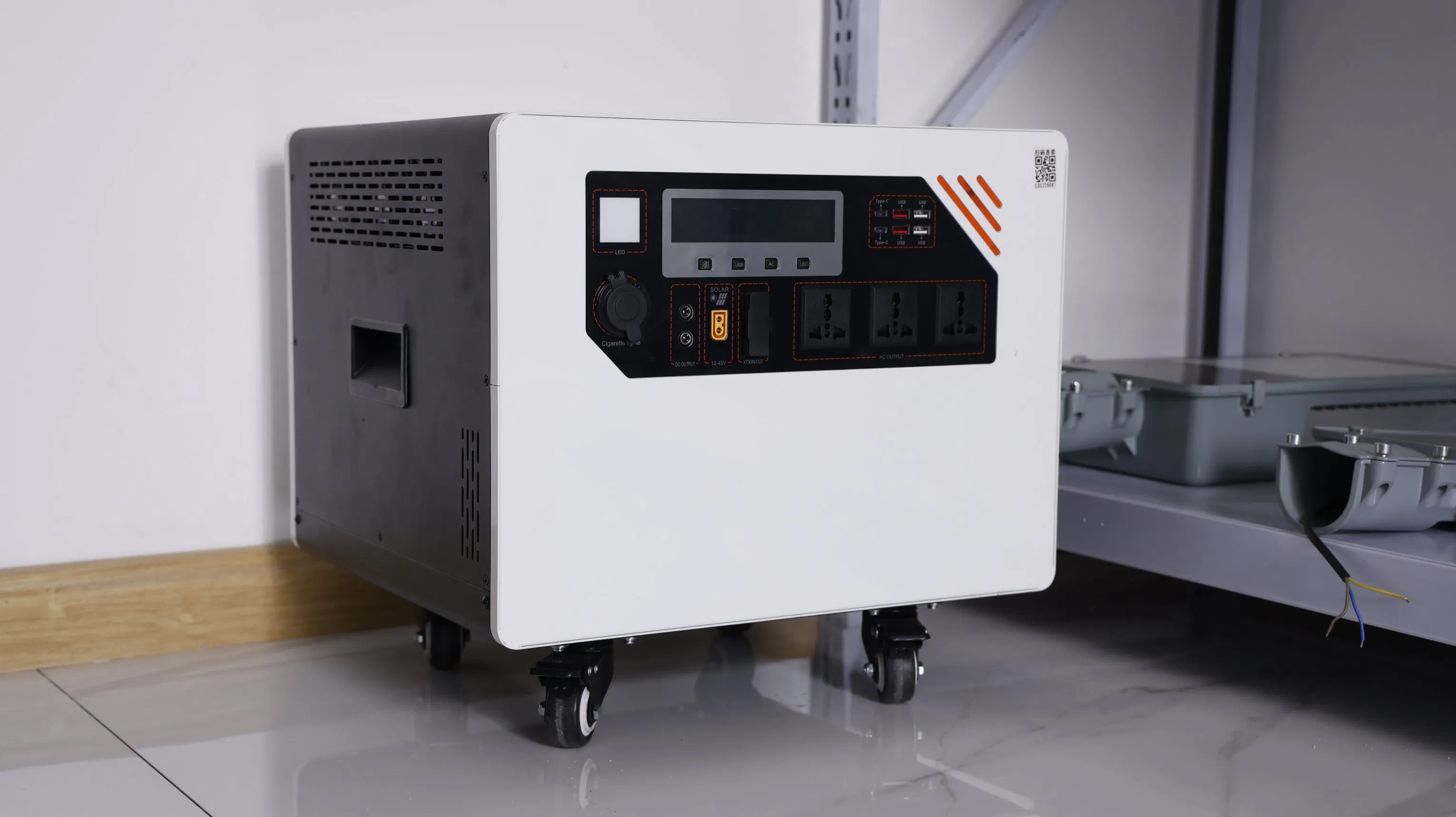 Kit de panel solar de salida estable con batería de almacenamiento, unidad de energía de respaldo diario para el hogar