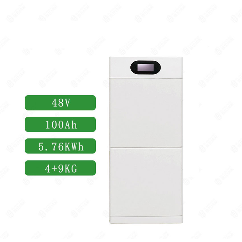 Sistema de Almacenamiento de Energía Solar para Hogares Apilable de Titanato de Litio 48V 51.2V 120ah 5.76kwh 11.52kwh