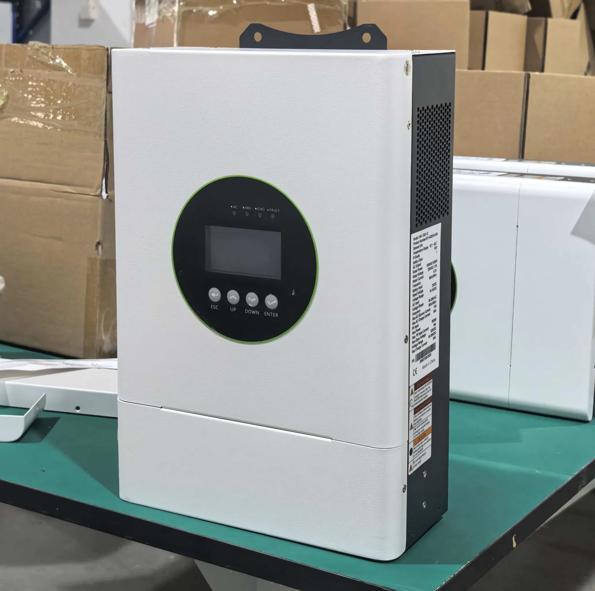 12V 1200va Inversor solar fuera de la red Estación de energía para acampar Batería de litio