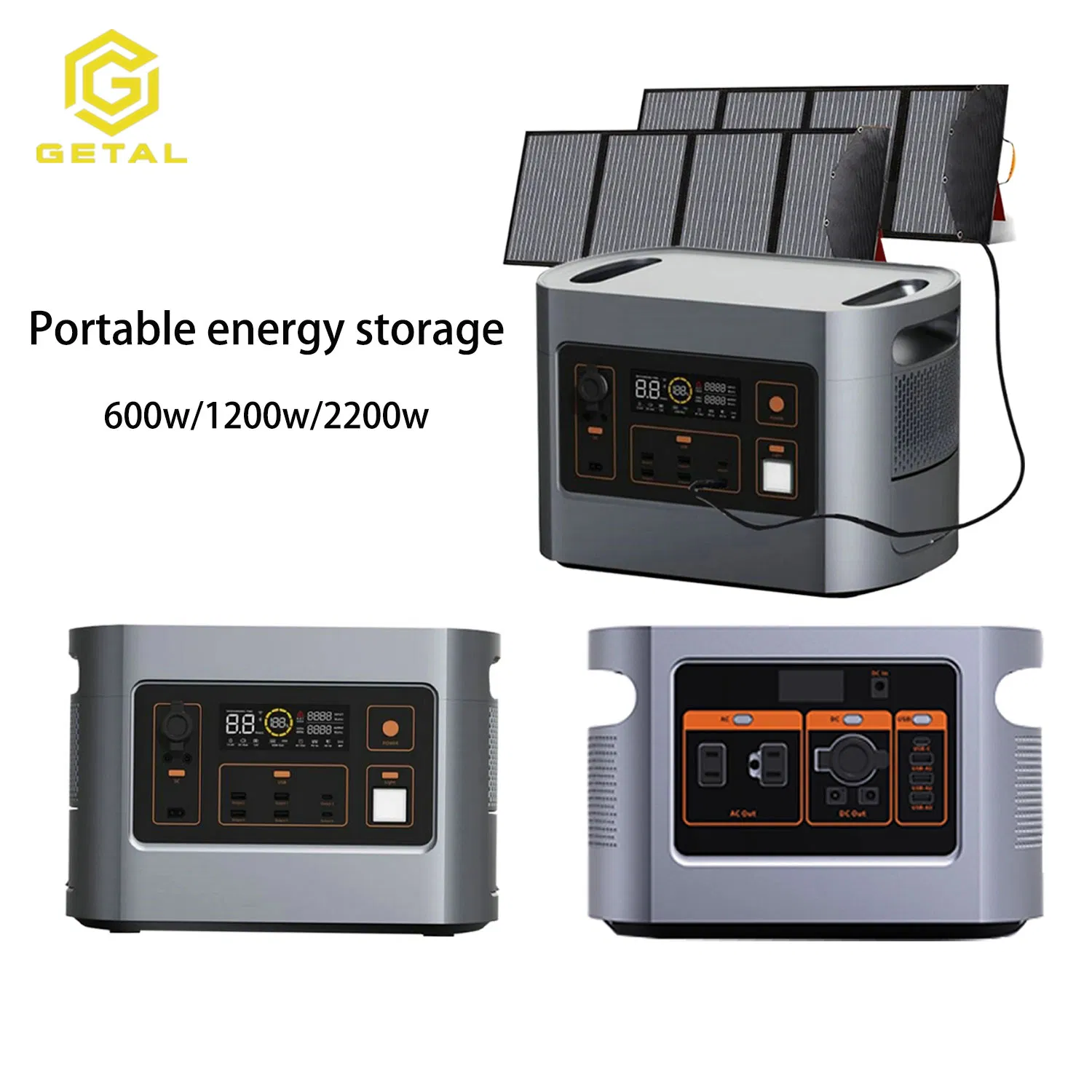 Banco de Energía Portátil 48V 2200W Batería Solar para Motocicleta Eléctrica