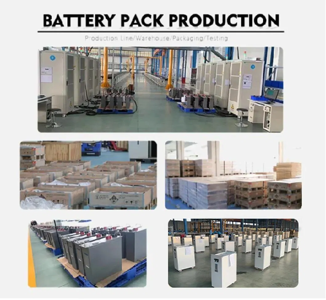 Batería de Ion de Litio de Baja Tensión 48V 510ah para Sistema de Energía Solar 12V 100ah