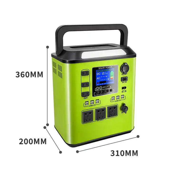 1500W 2000W 3000W Estación de energía solar portátil recargable con batería de litio y carga inalámbrica