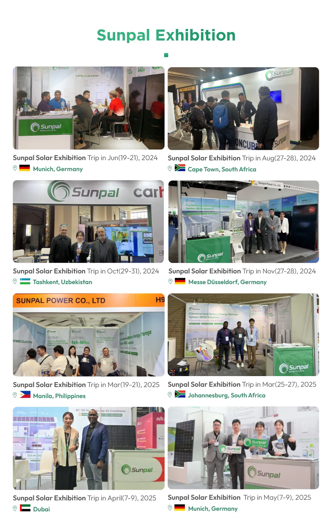 Participación en ferias internacionales de energía solar