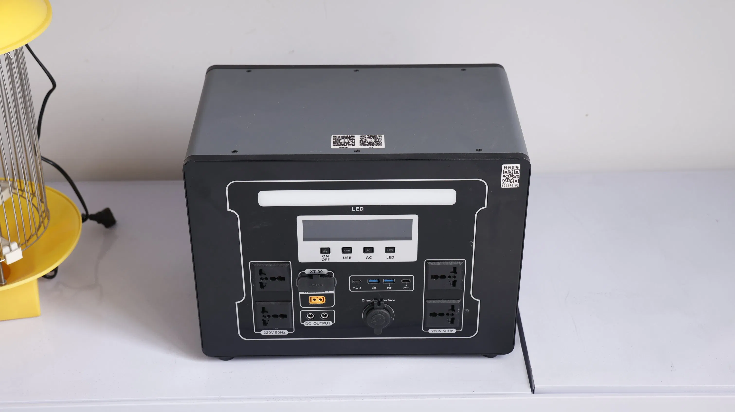 Kit de panel solar de salida estable con batería de almacenamiento, unidad de energía de respaldo diario para el hogar