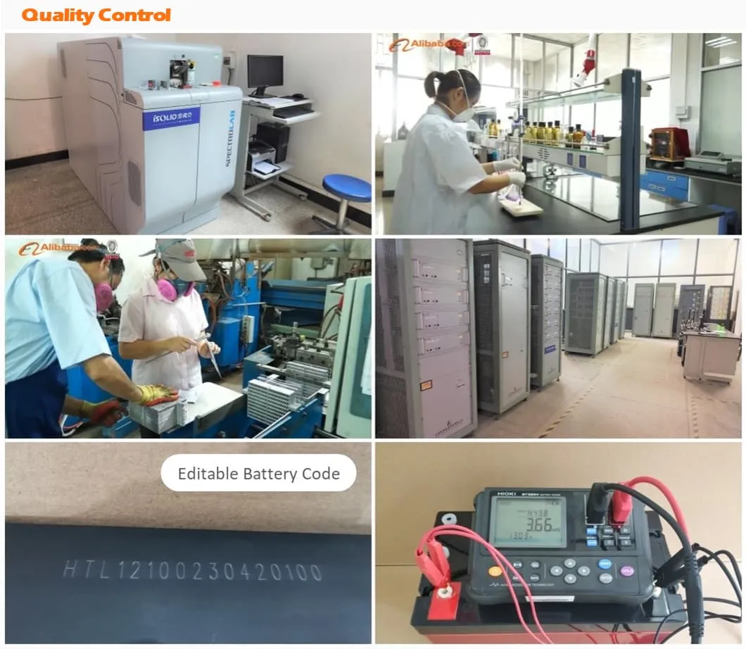 Batería de Carbono de Plomo Recargable de Ciclo Profundo de Larga Duración y Carga Rápida para Sistema de Almacenamiento de Energía Solar