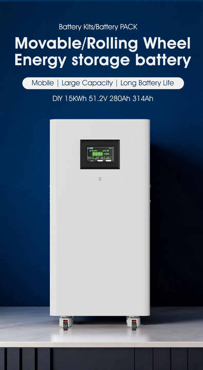 Almacenamiento de energía solar en el hogar con 15kwh sistema de batería de litio