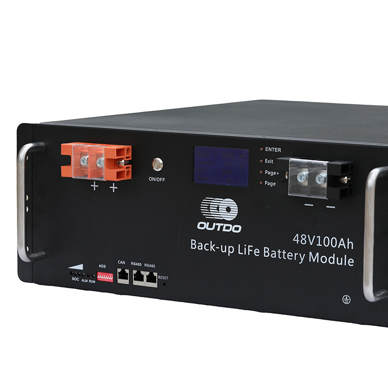 Paquete de batería solar de respaldo de iones de litio para centro de datos 48100-4u