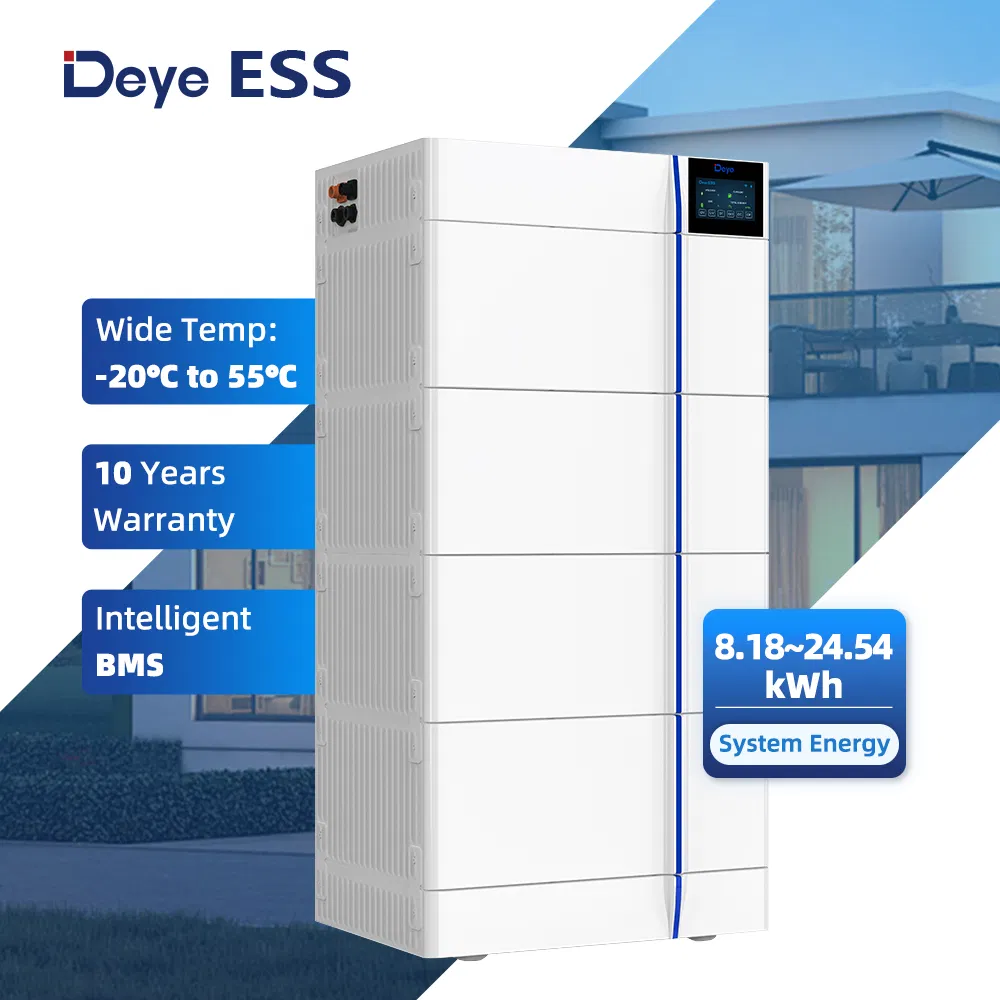 Deye Ess GB-L PRO Personalizado Logo LiFePO4 Almacenamiento de Batería de Litio para Paneles Solares