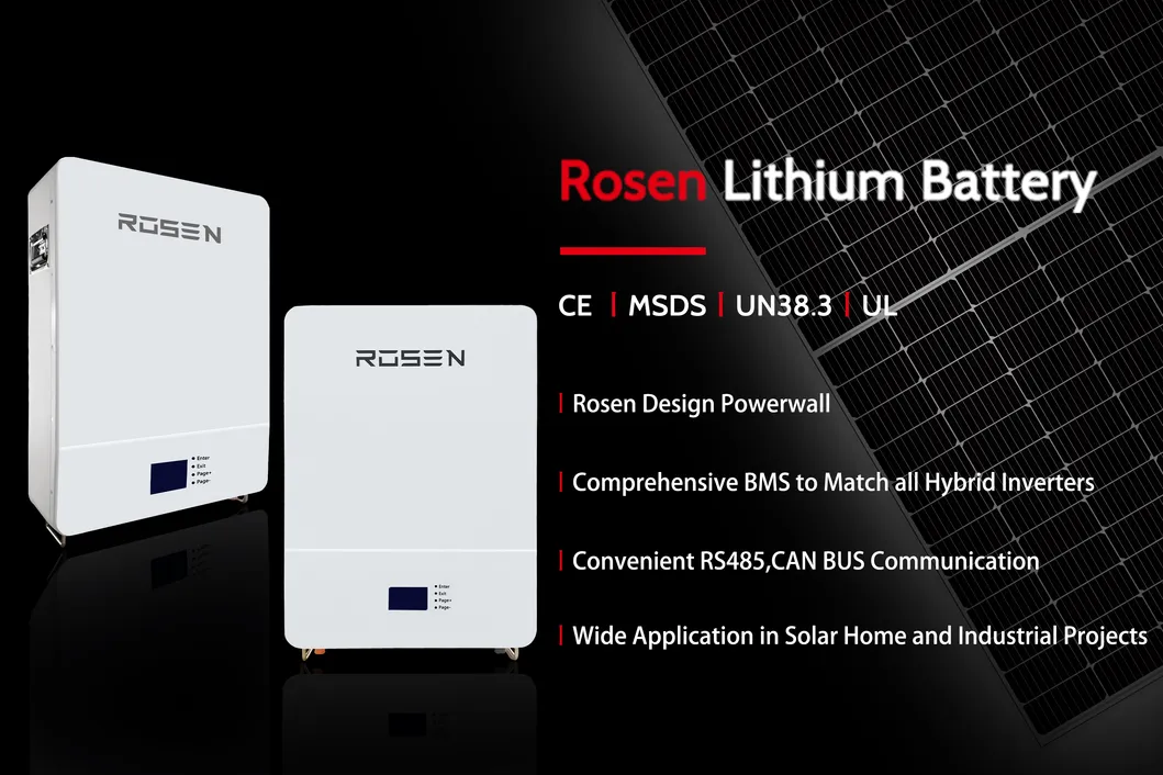 Almacenamiento Solar de Litio de Baja Tensión 48V 200ah LiFePO4 Batería Paquete de Baterías de Litio