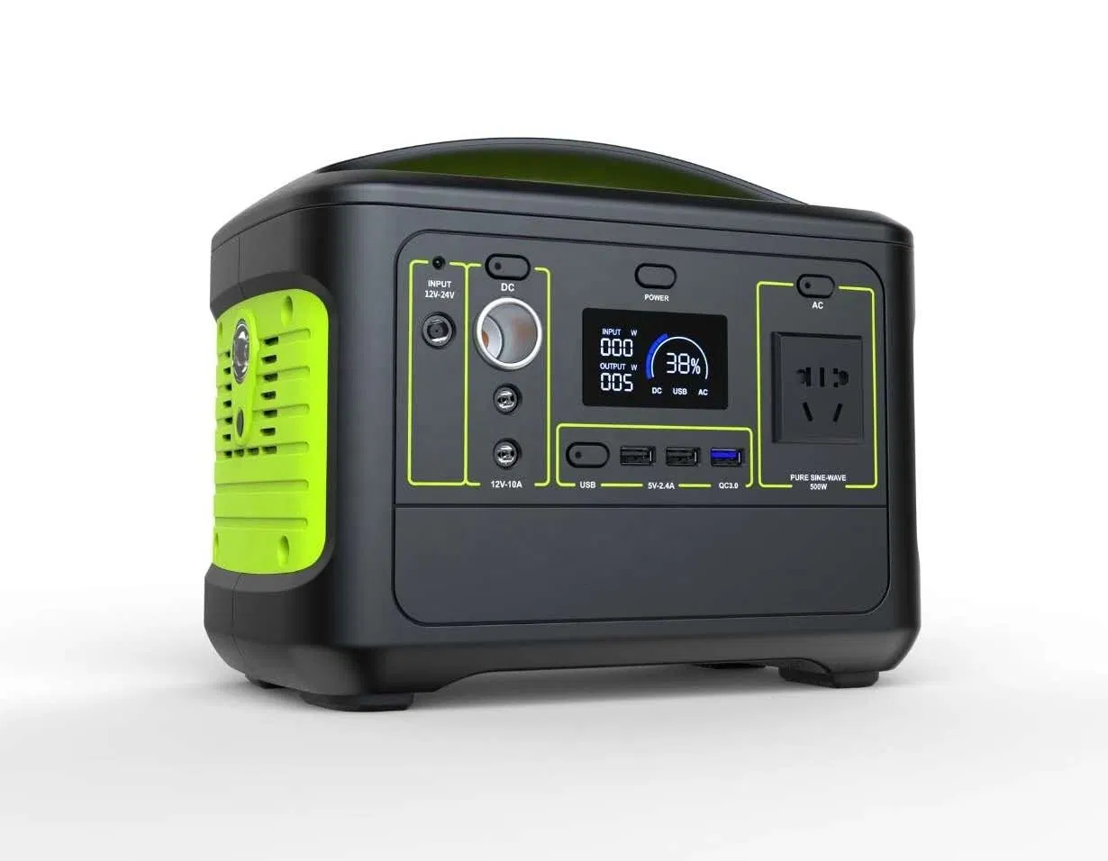 Solución de Energía 500W/1000W/1500W Estación de Energía Portátil Generador de Carga Solar con LiFePO4 Batería para Acampada al Aire Libre