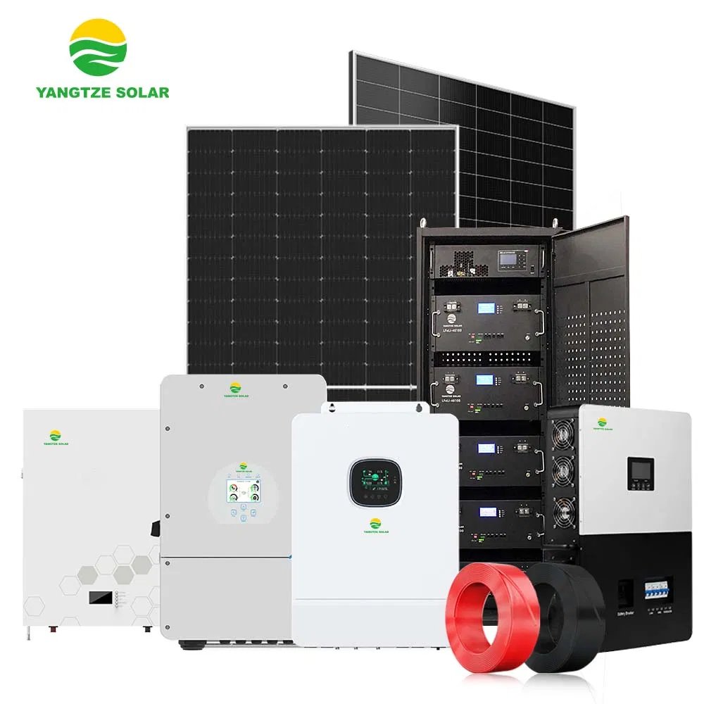 Sistema Híbrido de Red Solar del Yangtsé 6000W Sistema Solar con Batería 6kw