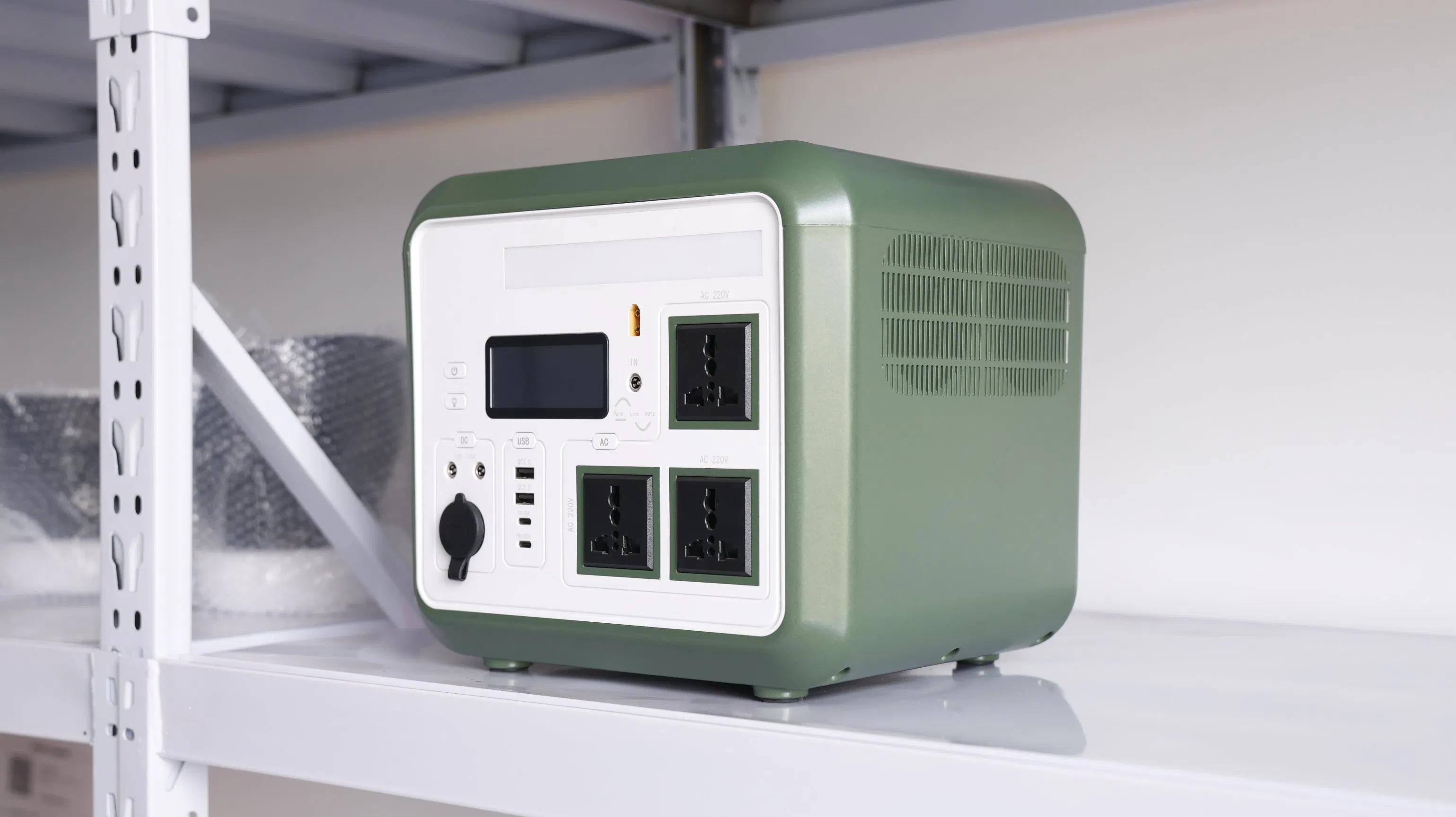 Kit de panel solar de salida estable con batería de almacenamiento, unidad de energía de respaldo diario para el hogar