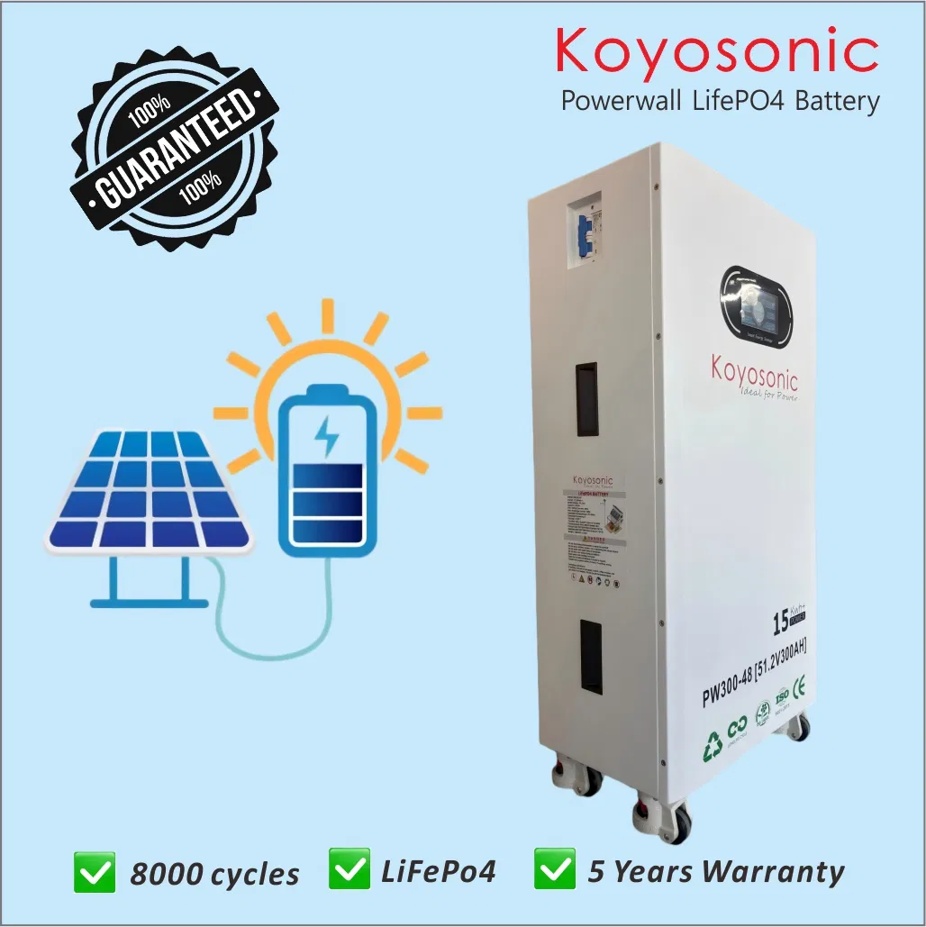 15kwh 20kwh LiFePO4 Batería de Litio para Sistema de Almacenamiento de Energía Solar Residencial