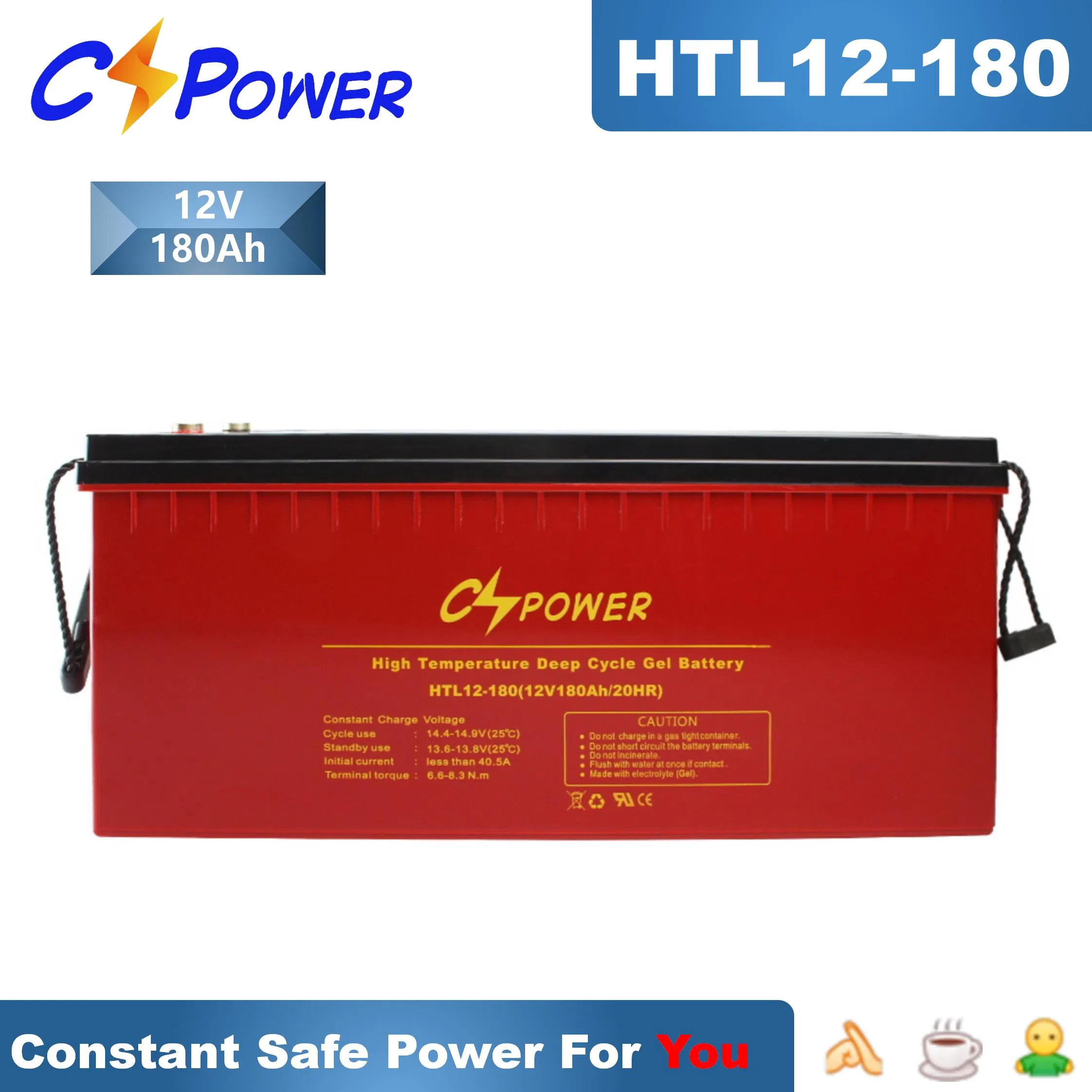 Cspower 12V250ah Batería de Acumulador de Energía Solar Eléctrica Batería VRLA/Batería de Gel Batería de Ciclo Profundo/Batería AGM Batería Solar Batería para Scooter Eléctrico csk