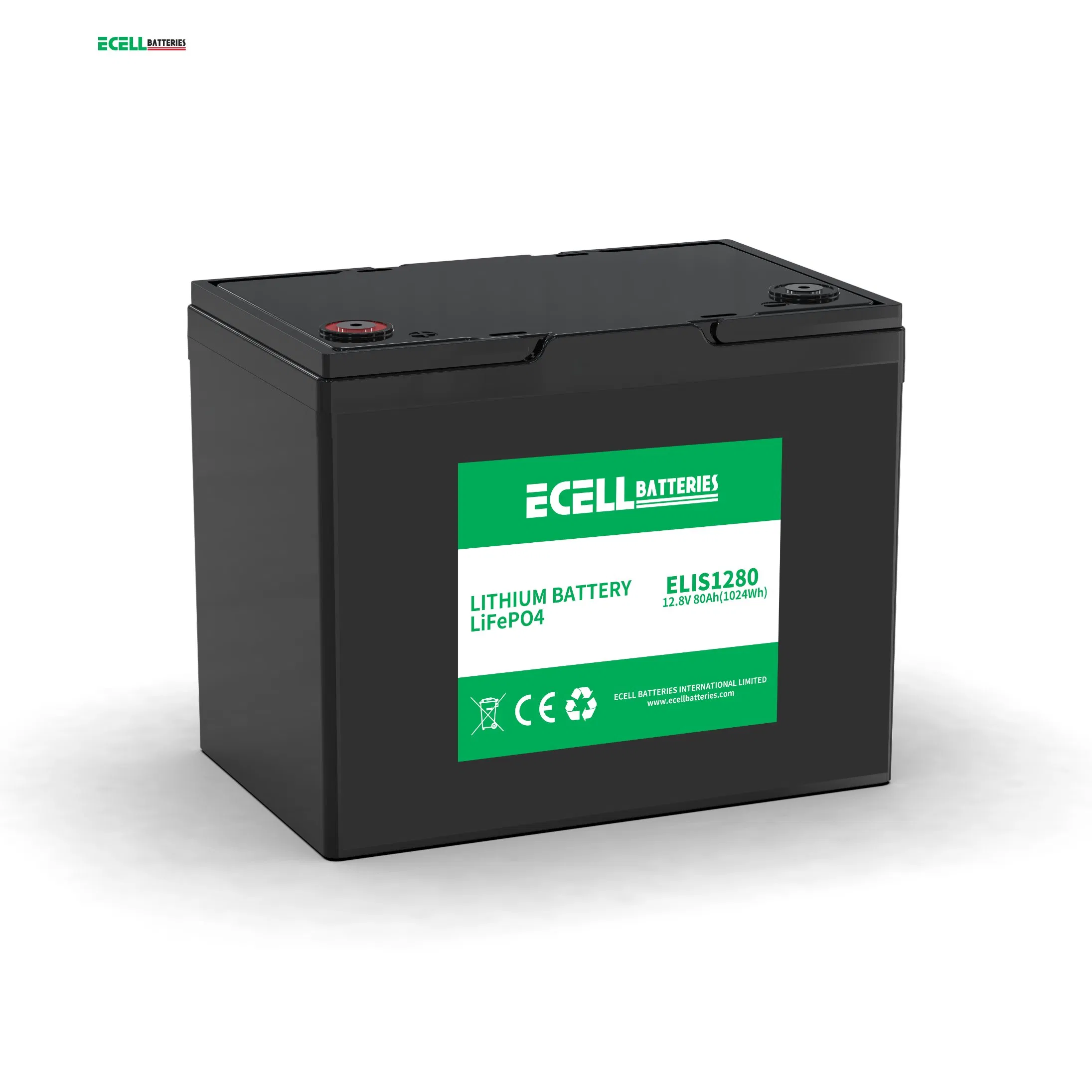 Fábrica Industrial de China 12V 75ah 50ah 7ah 9ah 24ah 30ah Batería de Litio LiFePO4 UPS para Almacenamiento de Energía Solar