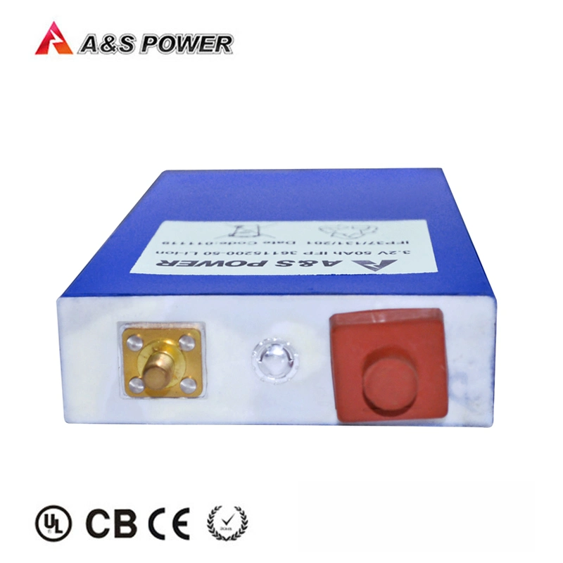 Fábrica OEM 3.2V 50ah Baterías de Hierro Litio Prismáticas LiFePO4 Celda de Batería para Herramientas de Perforación Eléctrica