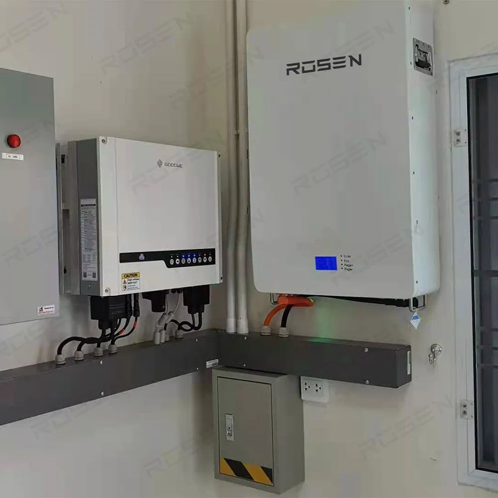 Batería de iones de litio de grado Rosen a un precio competitivo 200ah Sistema solar fuera de la red