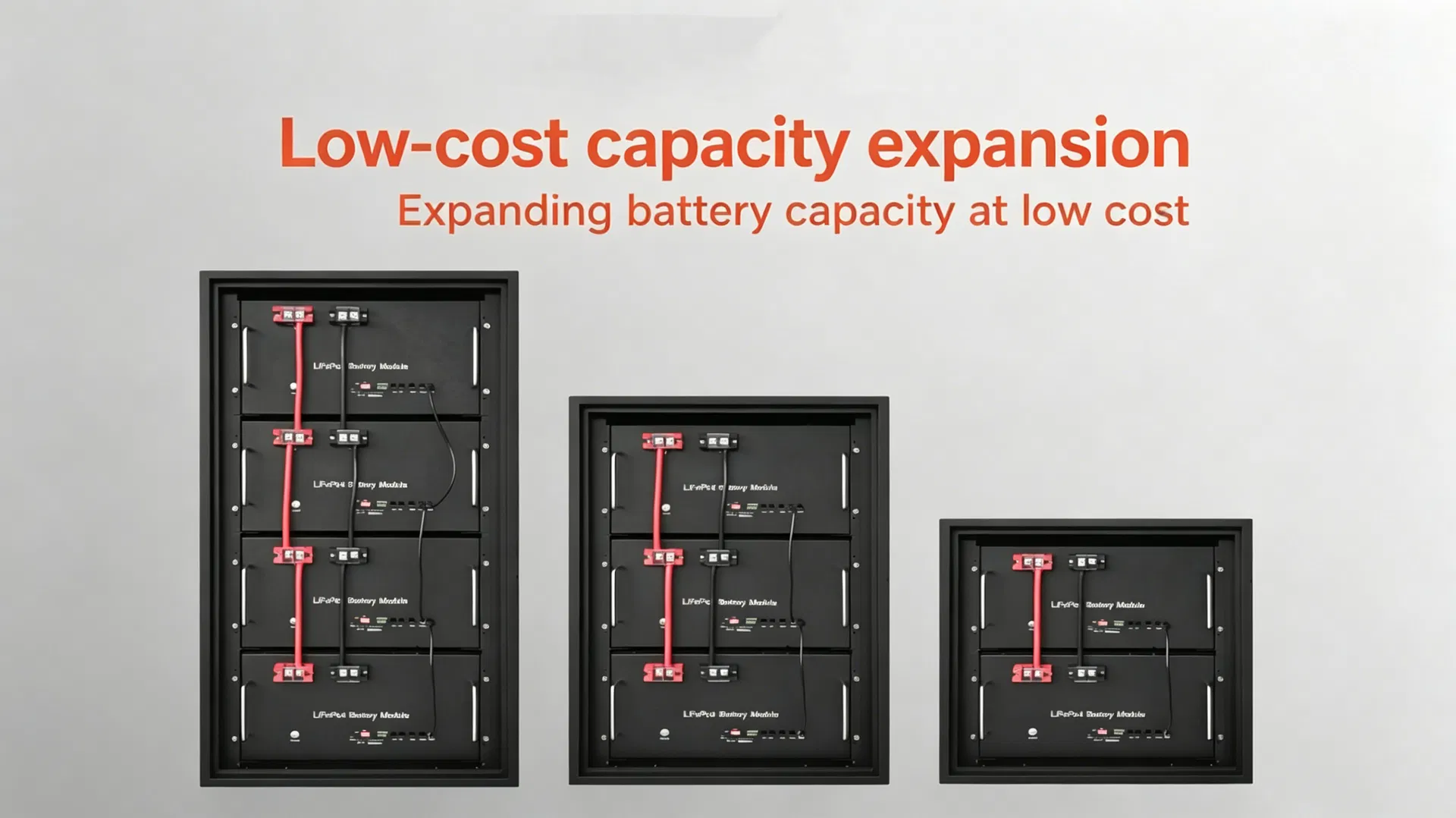 51.2V 48V 200ah 10kwh Montaje en Rack de Litio LiFePO4 Batería con BMS Integrado Sistema de Almacenamiento de Energía Solar para el Hogar