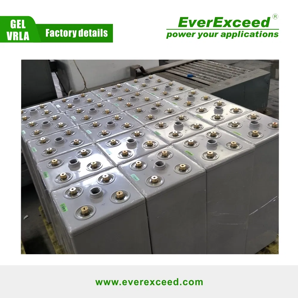 Batería Solar de Ciclo Profundo de Carbono de Plomo Everexceed 12V100ah Pb-C con 20years Vida