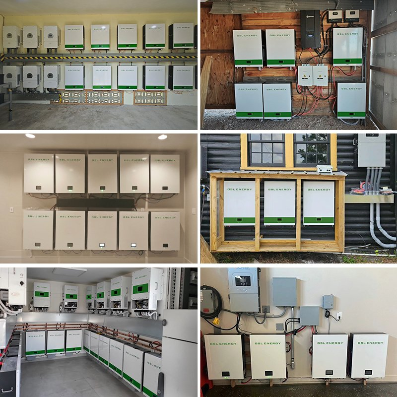 Sistema de Almacenamiento de Energía de Batería de Litio de Pared Alimentada 5kwh 10kwh 15kwh 48V300ah 200ah 100ah para Sistema Solar en Casa