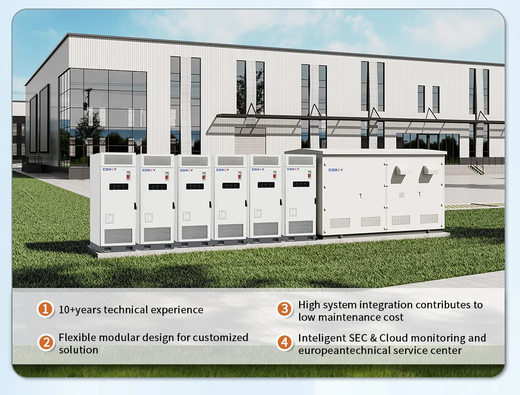 Batería de Iones de Litio de Alta Tensión 261kwh para Energía Solar Industrial