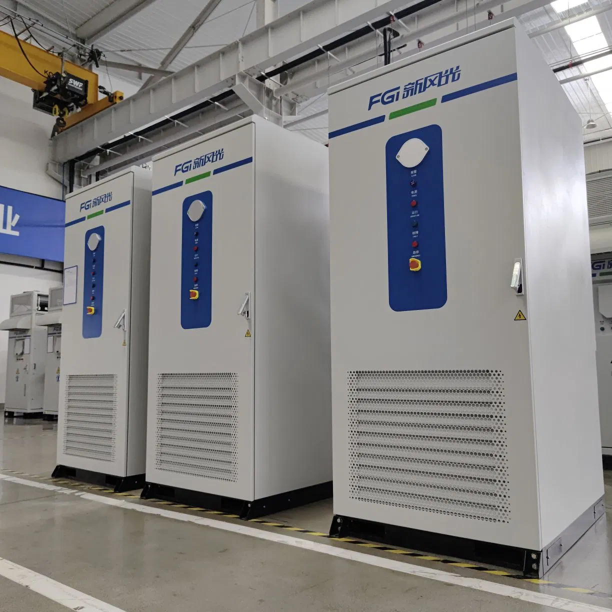Almacenamiento de Baterías Comerciales Fgi Almacenamiento de Energía Comercial Almacenamiento de Energía Todo en Uno Enfriamiento Líquido LiFePO4 Gestión de Energía Sistema de Baterías Híbrido Solar 125kw/26