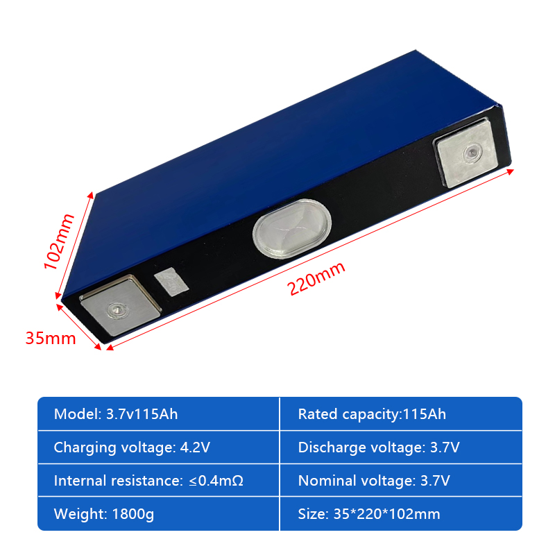 Svolt 3.7V 115ah Batería de Ión de Litio Prismática para Almacenamiento de Energía Solar Industrial y Doméstico 90ah 115ah 117ah 141ah 180ah