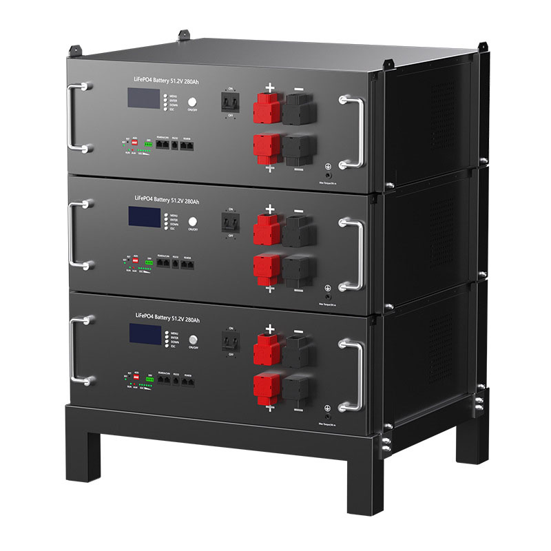 Soporte de Logo Personalizado Montado en Rack Batería de Litio LiFePO4 Batería 48V 51.2V 100ah 200ah 5kwh 10kwh 15kwh Paquete de Baterías de Iones de Litio Almacenamiento de Energía Solar en el Hogar