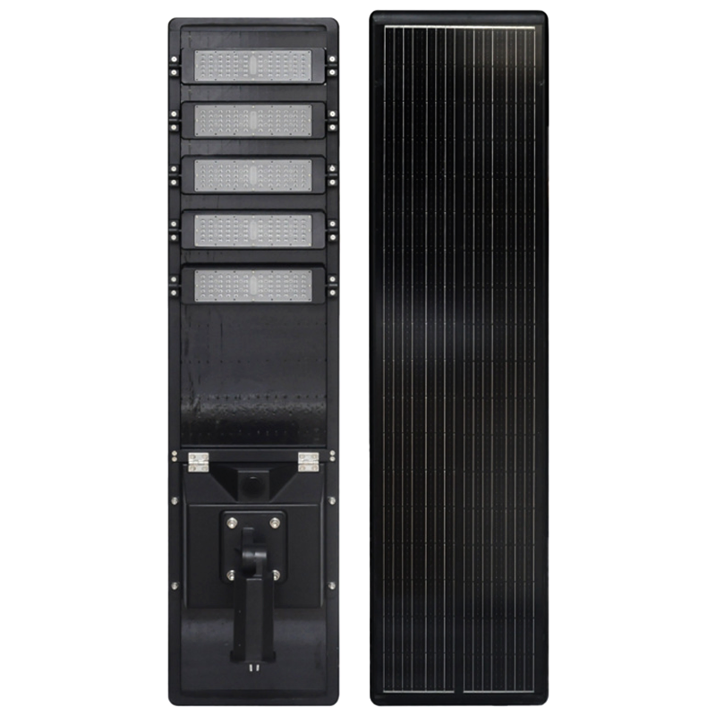 Aluminio para Exteriores 100W-700W Lámpara Solar de Calle IP65 Impermeable Integrada LED Todo en Uno Cuerpo de Aluminio Jardín Alimentada por Batería