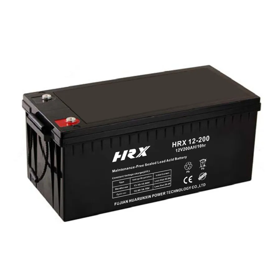 12V200ah Batería de Ciclo Profundo para Sistema Solar Sistema UPS