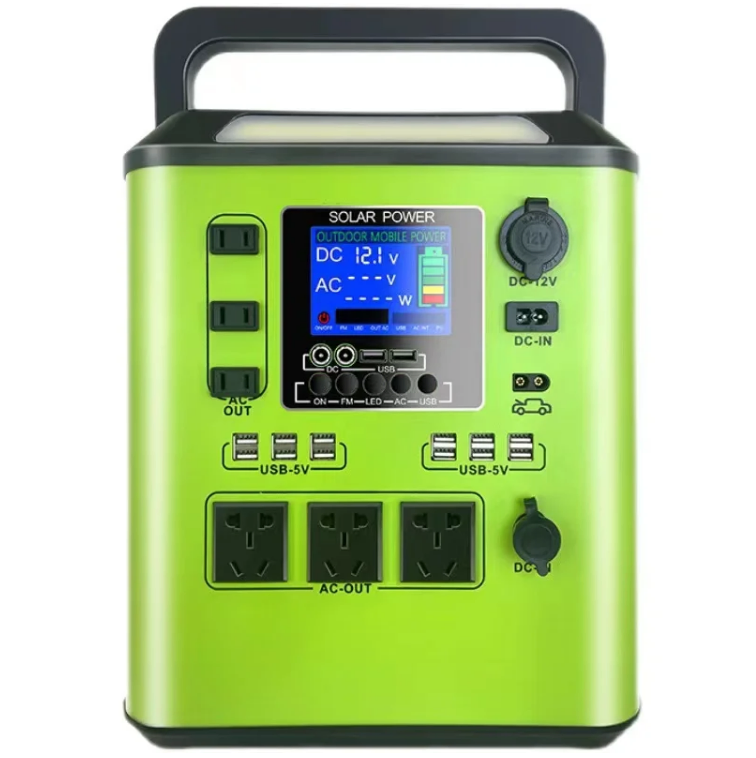 1500W 2000W 3000W Estación de energía solar portátil recargable con batería de litio y carga inalámbrica