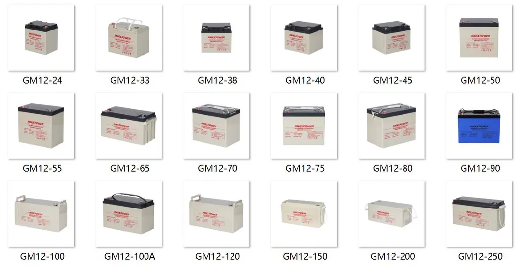Modelos de batería plomo-ácido sellada VRLA AGM