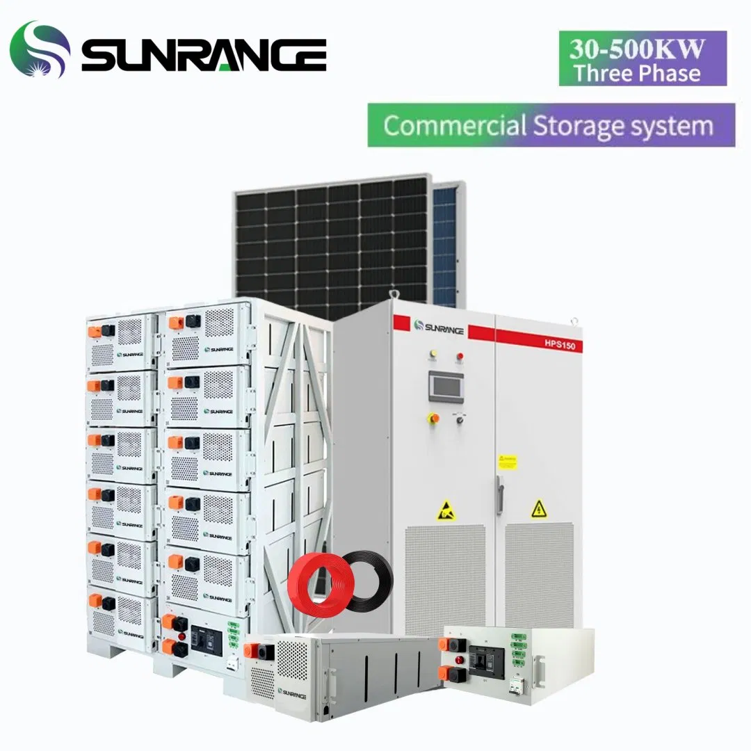 Sistema Híbrido de Energía Solar 30kw 50kw 100kw para Almacenamiento de Energía en Proyectos Comerciales 200kw 500kw