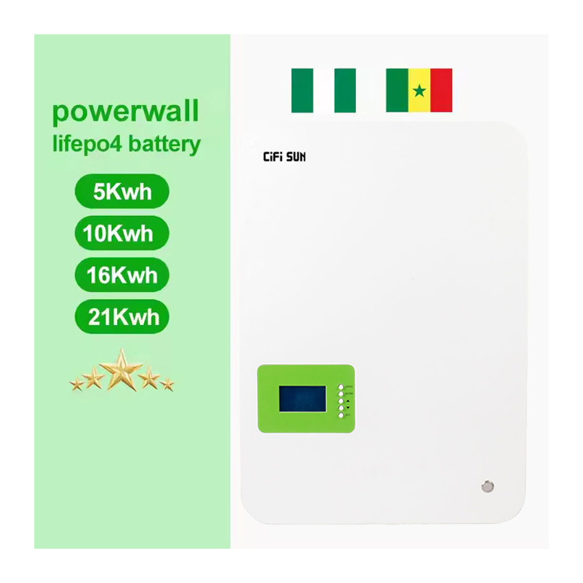 Venta Caliente 51.2V 150ah 7.6kwh Sistema de Almacenamiento de Energía Solar para el Hogar Montaje en Pared Residencial Ess con BMS Integrado
