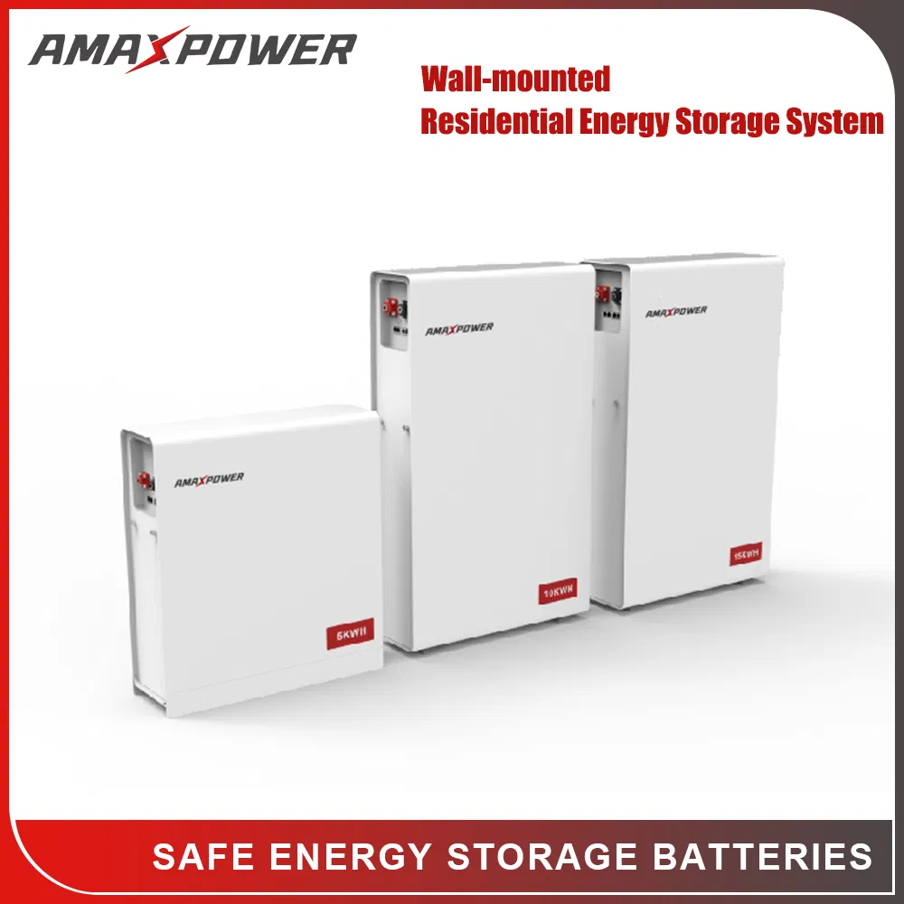 Sistema de Almacenamiento de Energía Residencial de Ion de Litio Powerwall 5kwh/10kwh/15kwh 51.2V 100ah/200ah/300ah Batería Solar Recargable LiFePO4 para Suministro de Energía en el Hogar