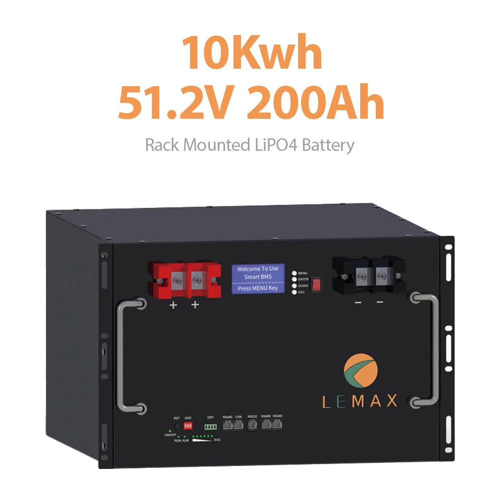 Batería de Litio Solar de Alta Tensión para Uso en el Hogar 10kwh Sistema Modular de Almacenamiento de Baterías Comerciales y para el Hogar