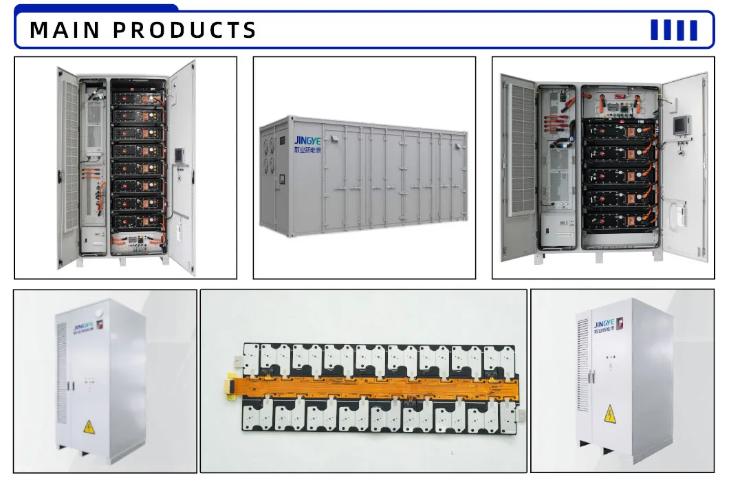 Catálogo de principales productos de almacenamiento de energía