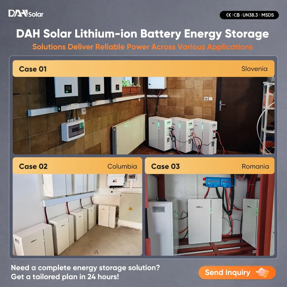 Batería de Baja Tensión Dah Solar 48V para Sistema de Energía Solar en el Hogar Ess Uso 16kwh LiFePO4